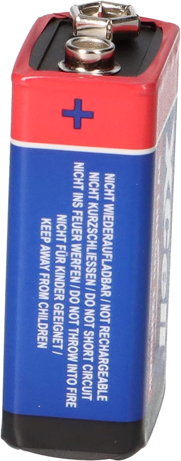 WSB Batterie Akkuman.de 10er Set 9V Block Lithium Hochleistungsbatterien für Rauchmelder 10 Stück