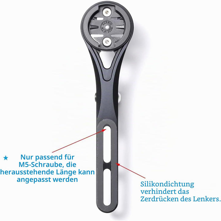 Fahrrad Halterung für Aero Lenker,Aero Integrated Handlebar Out Front Combo Mount Kompatibel mit Gar
