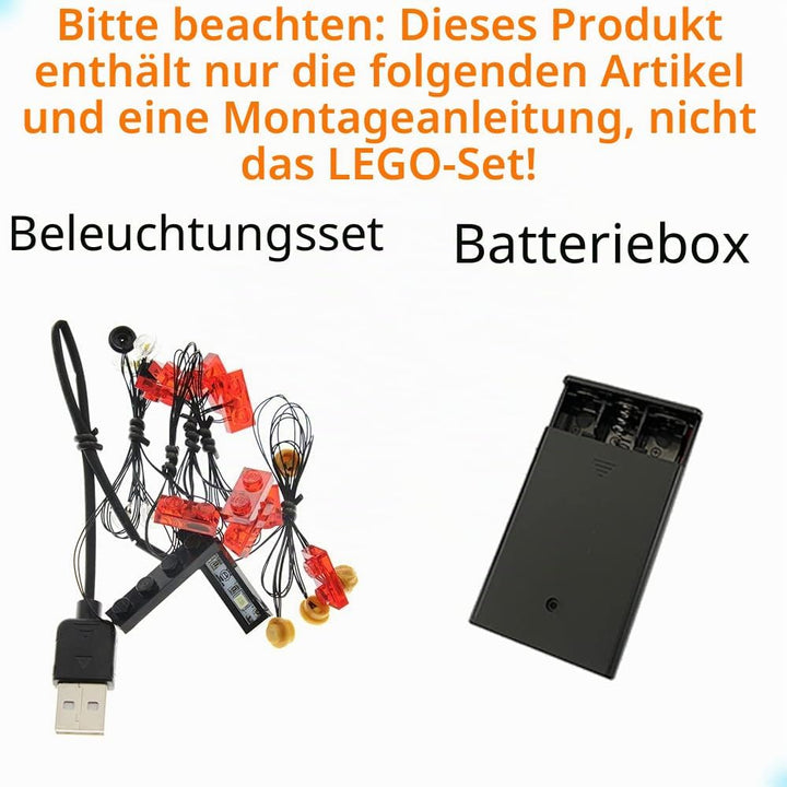 GEAMENT LED Licht-Set Kompatibel mit Lego Ninja-Flugsegler Spielset (Destiny&