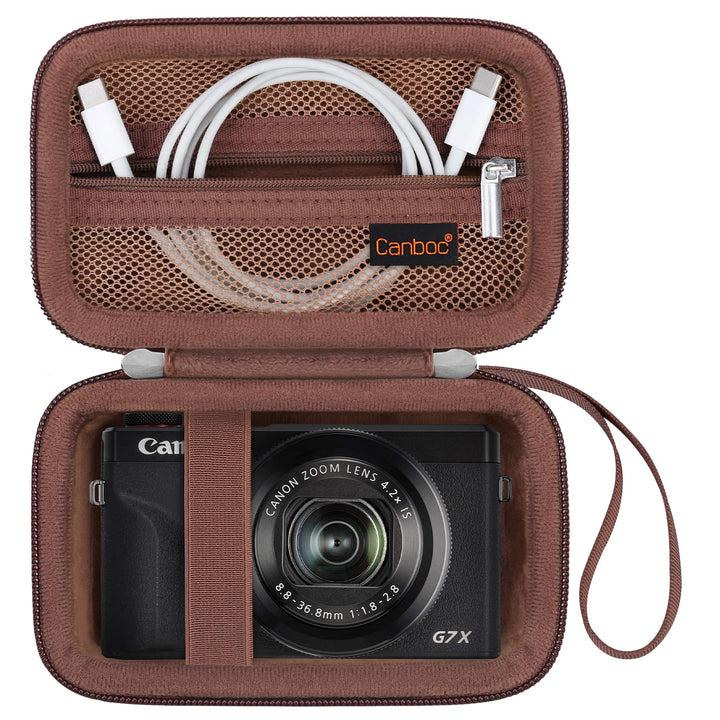 Canboc Tragetasche für Canon PowerShot G7 X Mark III / G7X Mark II Digital 4K Vlogging Kamera, SX740