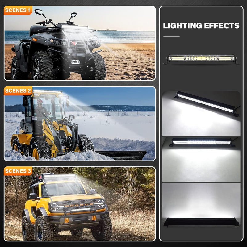 Willpower 20 Zoll 51CM 180W Led Arbeitsscheinwerfer Bar Flutlicht Spot Combo Led Scheinwerfer 12V 24