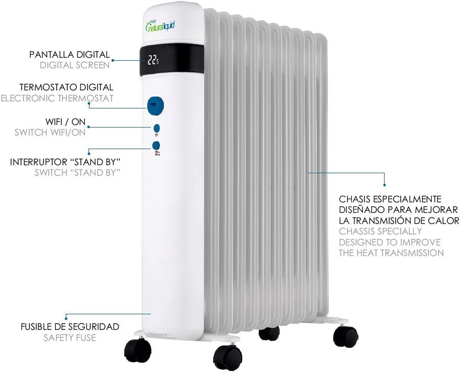 Bastilipo 7975 - R-EcoFluid 7 Heizkörper, umweltfreundlich, hohe thermische Effizienz und geringer S