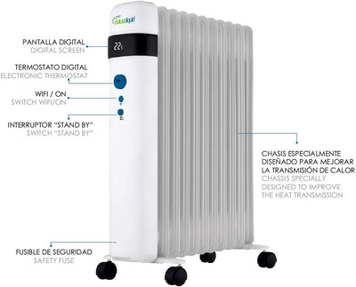 Bastilipo 7975 - R-EcoFluid 7 Heizkörper, umweltfreundlich, hohe thermische Effizienz und geringer S