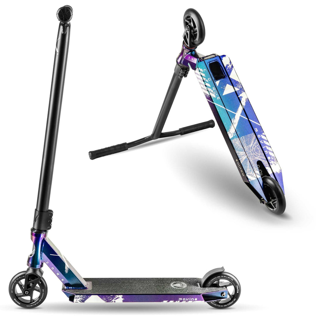 Movino X-core Stunt Scooter Profi-Roller | Professioneller Stunt Roller | IHC Kompressionssystem | m