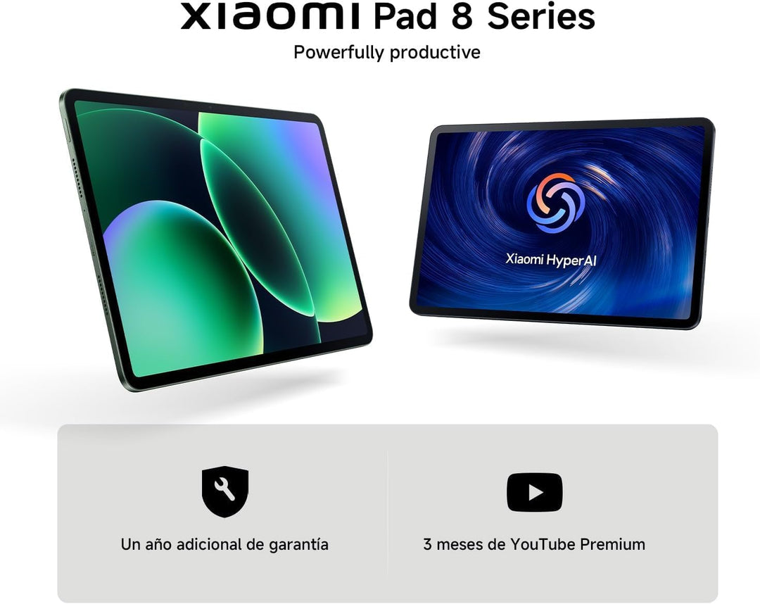 XIAOMI Pad 8 8 GB/128 GB, WiFi 7, 11,2" 3,2K Tablet, Dolby Atmos Sound, Snapdragon 870 Prozessor, 92