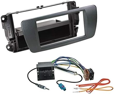 Kenwood KDC-BT450DAB 1-DIN DAB Autoradio Bluetooth CD USB AUX Einbauset passend für Seat Ibiza IV Ib