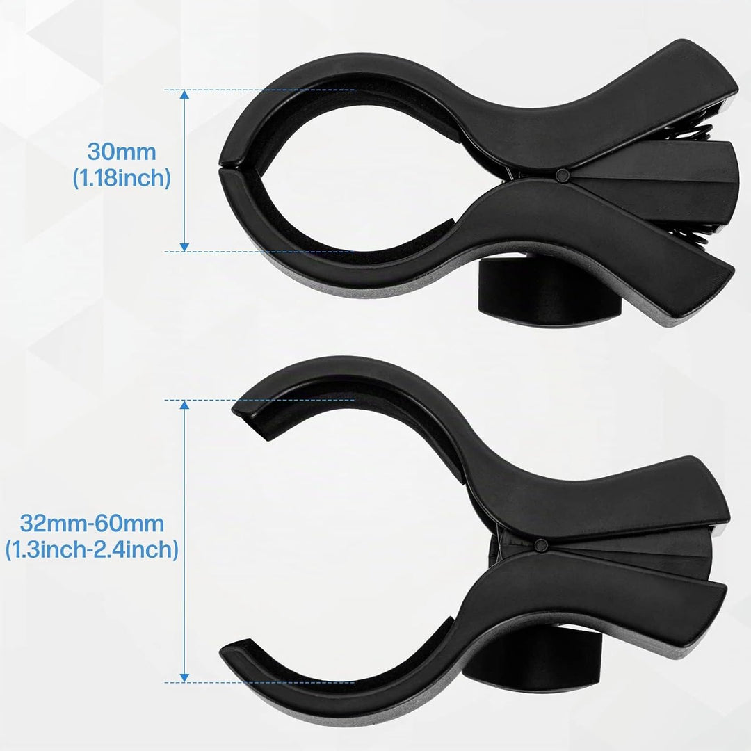 BILIONE 1 x Mikrofonclip verbesserter, verstellbarer Mikrofonhalter für Mikrofone mit Aussendurchmes