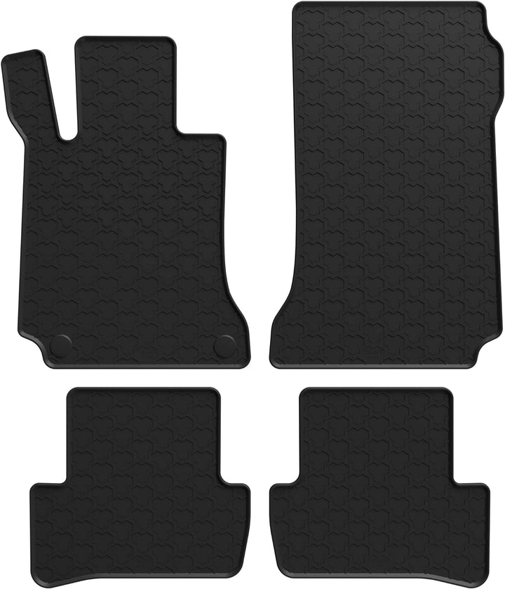 TEXER Gummimatten Wintermatten Passend für Mercedes-Benz C-Klasa W204 2007-2014