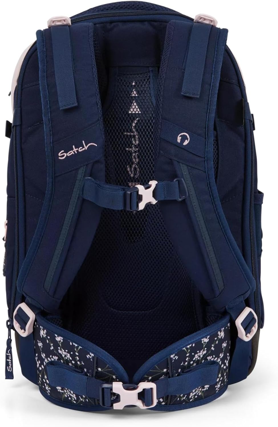 satch Unisex Kinder Match Schulrucksack match (1er Pack), Bloomy Breeze - Dunkelblau