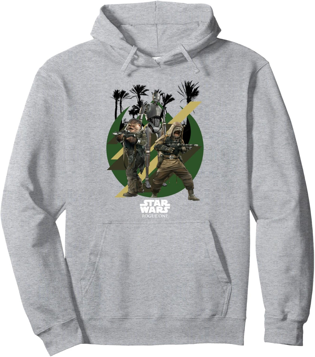 Star Wars Rogue One Scarif Warriors Pao Bistan K-2SO Pullover Hoodie