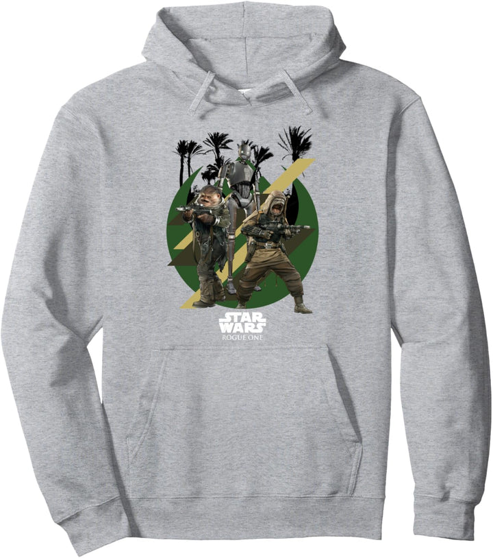 Star Wars Rogue One Scarif Warriors Pao Bistan K-2SO Pullover Hoodie