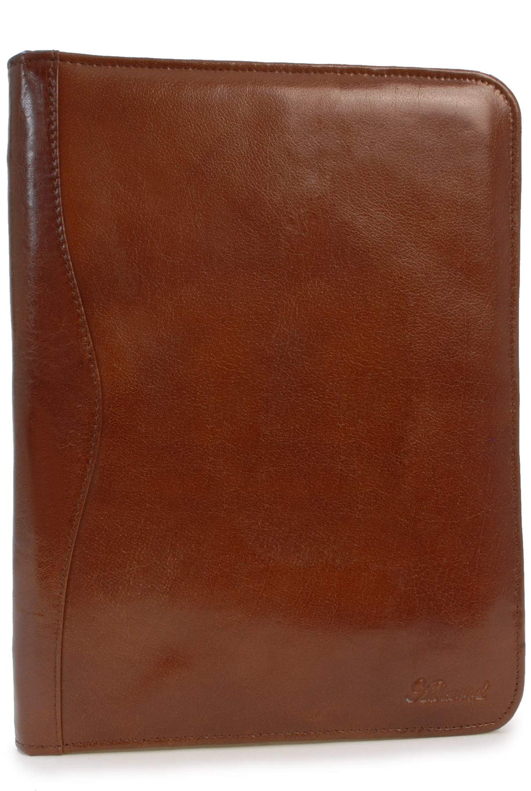 Ashwood - Herren Leder A4 Notizbuchtasche - Schreibmappe mit Reissverschluss - Konferenzmappe Passen
