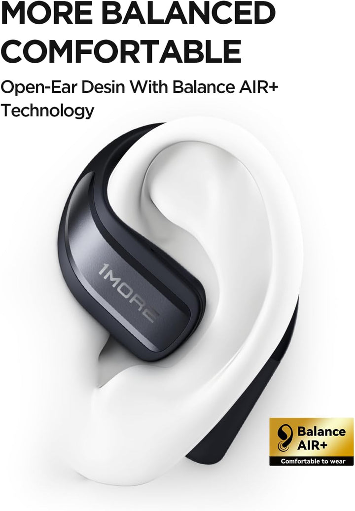 1MORE S70 Open Ear Kopfhörer Bluetooth 5.3, Kabellose Ohrhörer mit 4 Mikrofon, Bass Mehr+, 40H Akku,