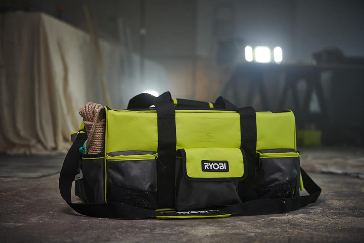 RYOBI Handwerkertasche mit Schultergurt Grösse L RSSLTB1 (3 x Fronttaschen, 1x offene Tasche auf der
