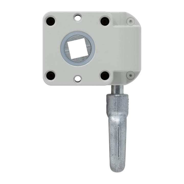 DIWARO.® | Schneckengetriebe für Markisen | Untersetzung 7:1 | RAL 7035 (lichtgrau) | 13mm Innenvier