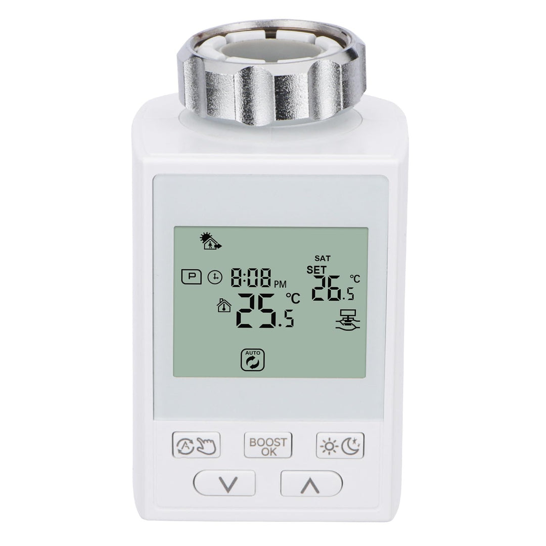 Wengart Smartes WiFi Heizkörperthermostat WG359, Energiesparendes Tuya TRV, App-Steuerung ohne Gatew