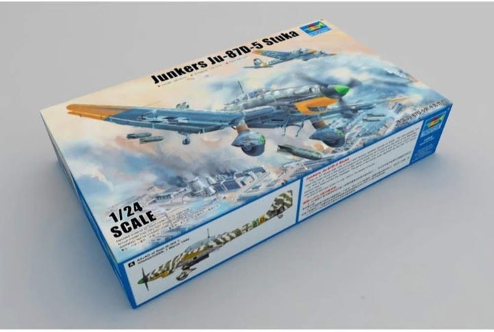 Trumpeter 002424 Junkers Ju-87D-5 Stuka Plastikmodellbausatz, Farbig