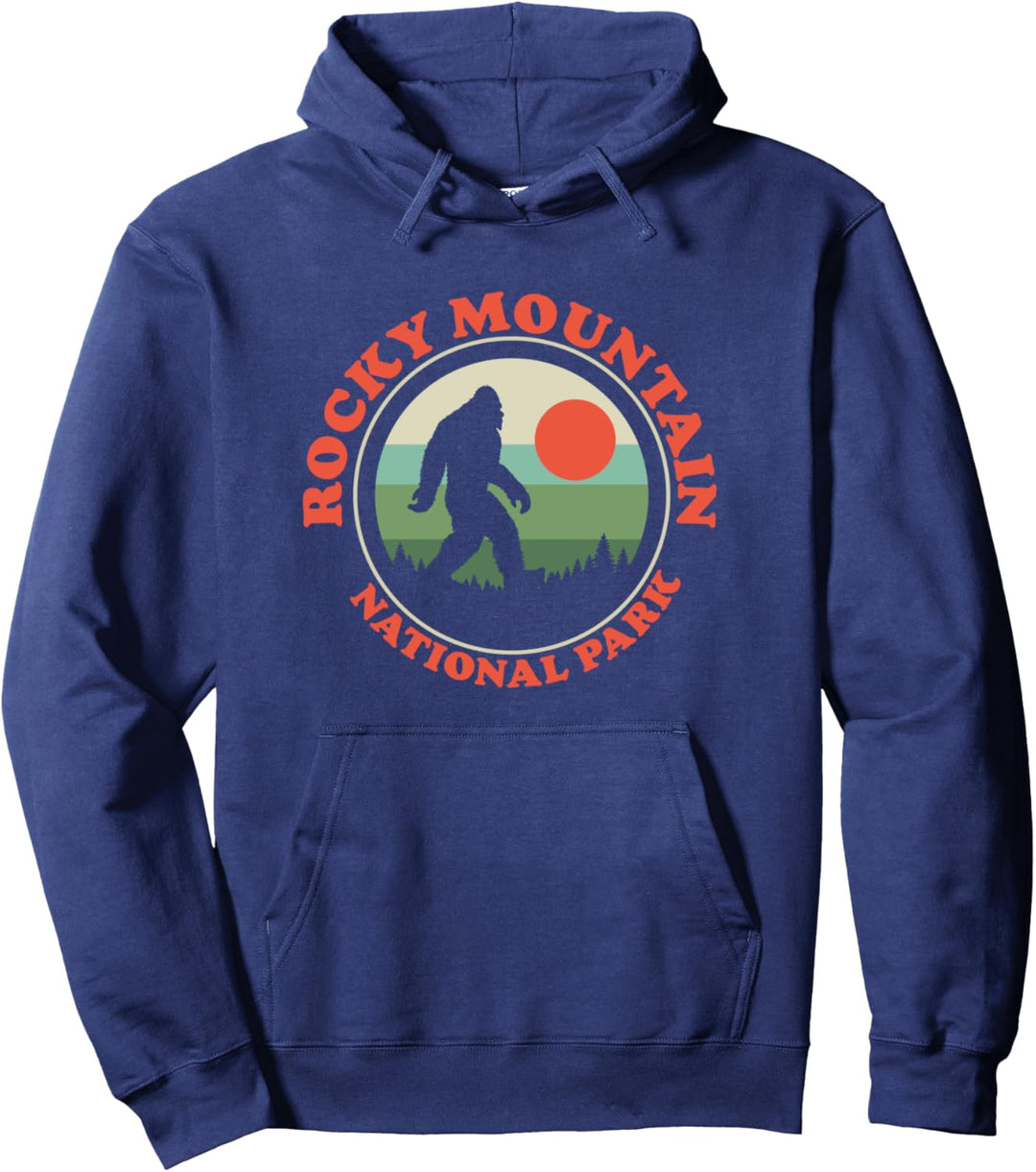 Rocky Mountain National Park Bigfoot Nature & Outdoor Pullover Hoodie