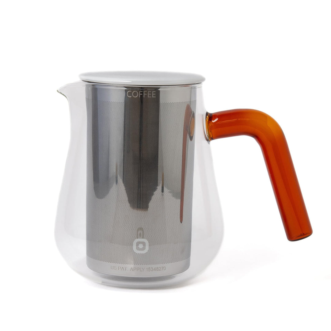 ARCA X-Tract Glas Kaffeekanne mit Filter 1,0l | Coffee Maker für 4-5 Tassen | Kaffeebereiter mit Kaf