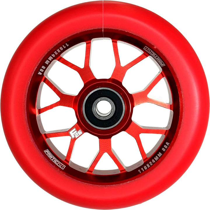 Fantic26 Spy7 Stunt Scooter Rolle I Trick I Tret I Kinder I Roller I Wheel I 110mm I ABEC 11 I Schne