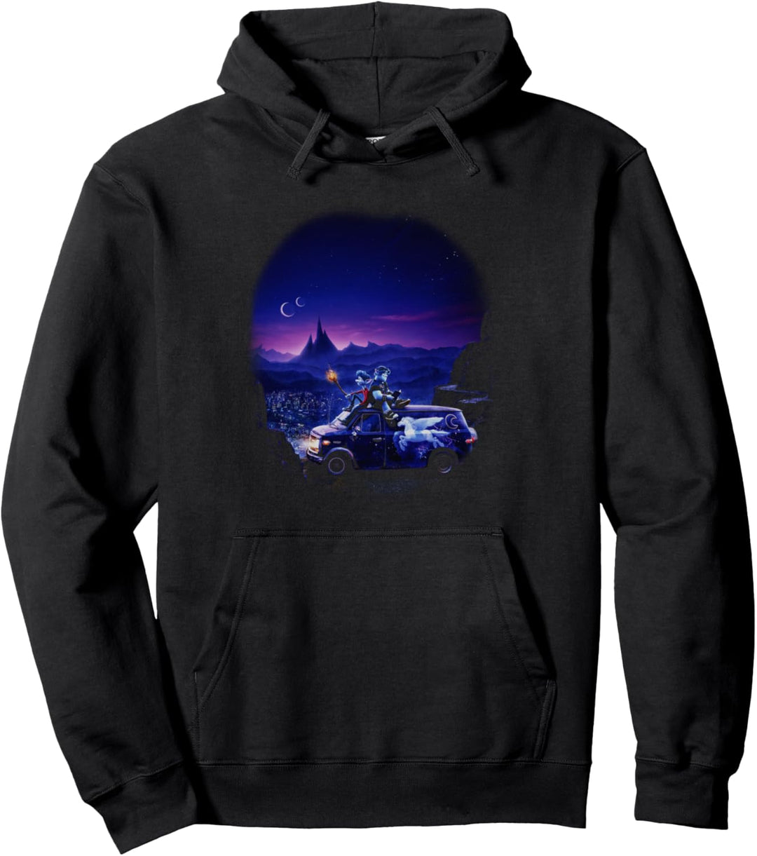 Disney Pixar Onward Poster Fade V2 Pullover Hoodie