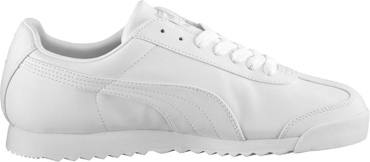PUMA Herren Roma Basic Sneaker 47 EU Weiss Hellgrau, 47 EU Weiss Hellgrau