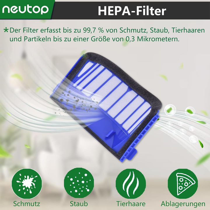 teile Nachfüllen Kit für iRobot Roomba 675 677 671 670 665 655 645 Saugroboter Zubehör inkl. flexibl