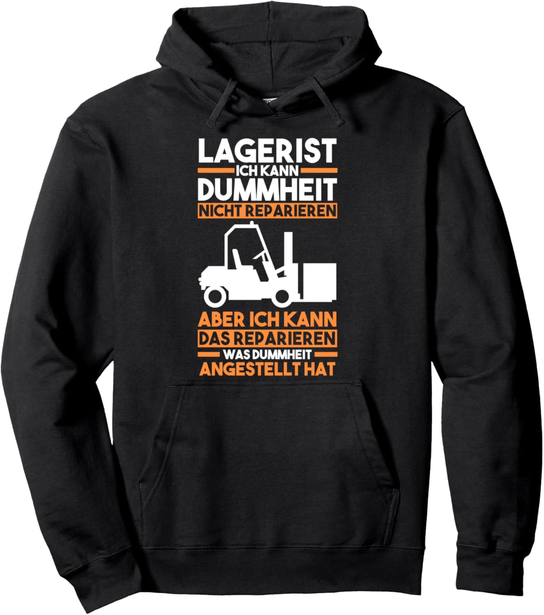 Staplerfahrer Gabelstapler Lagerist Pullover Hoodie