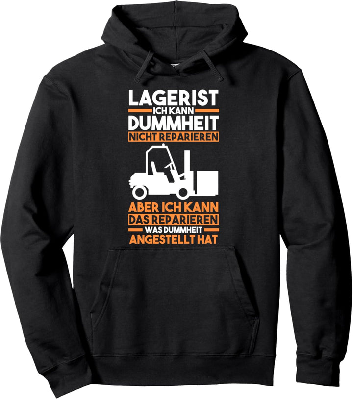 Staplerfahrer Gabelstapler Lagerist Pullover Hoodie