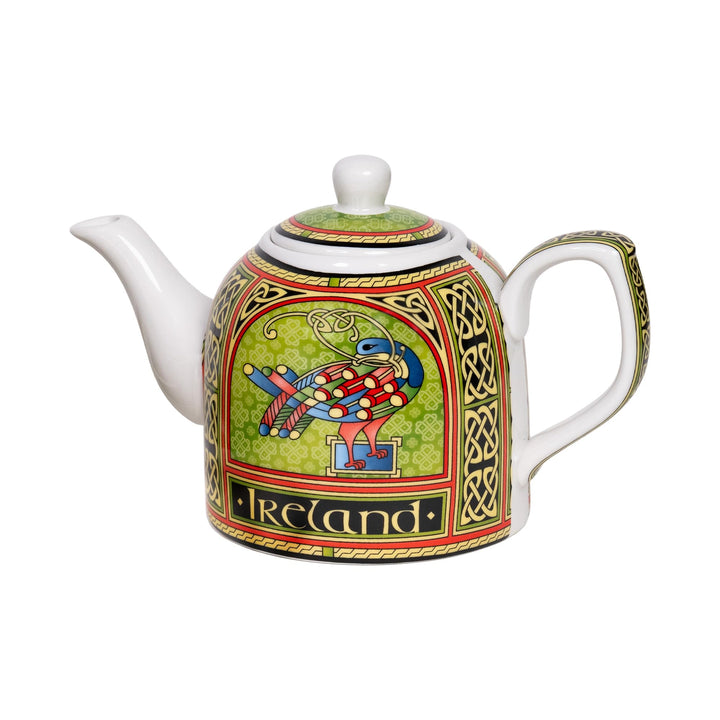 Royal Tara Irische Teekanne Knochenporzellan Material Kleeblatt- und Lebensbaum-Design (Keltischem P