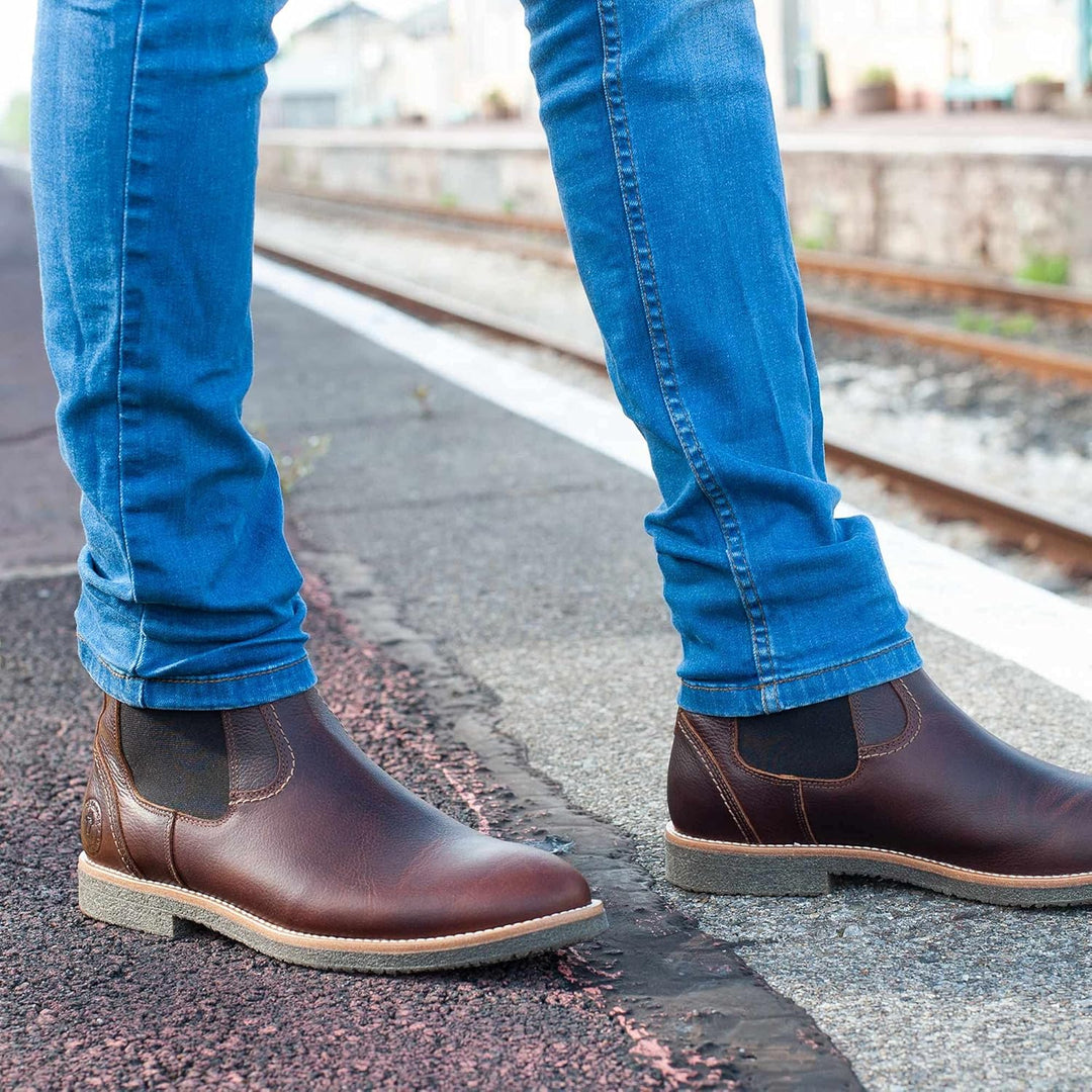 Panama Jack Herren Garnock IglooChelsea-Stiefel 40 EU Kastanienbraun, 40 EU Kastanienbraun