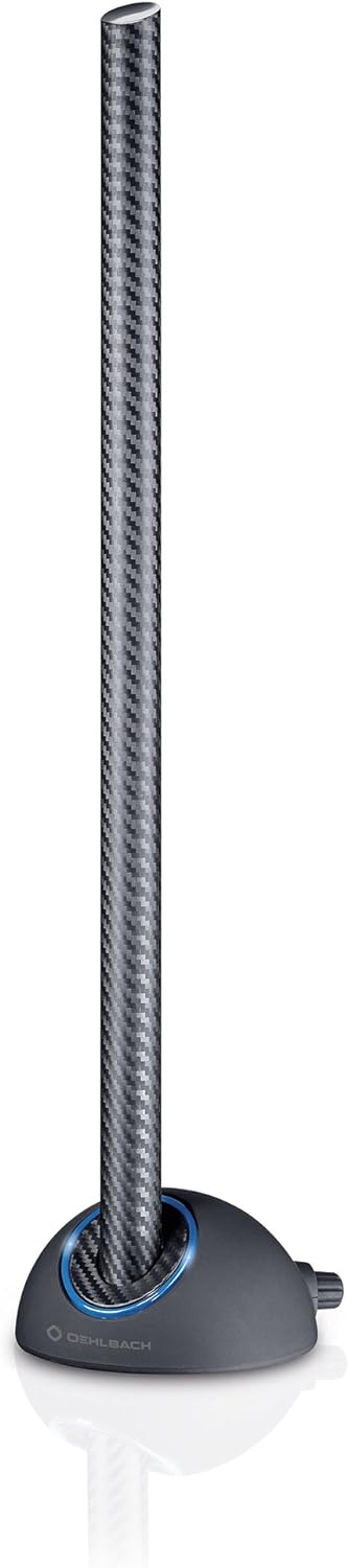 Oehlbach Scope Max - Aktive DVB-T2 HD Stabantenne mit LTE-Filter- Digitale Zimmerantenne - regelbare