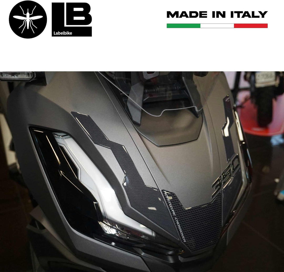 labelbike - 3D Harz Scooter Vorderseiten Aufkleber kompatibel mit Honda ADV350 2022-2023 Vordere Sch