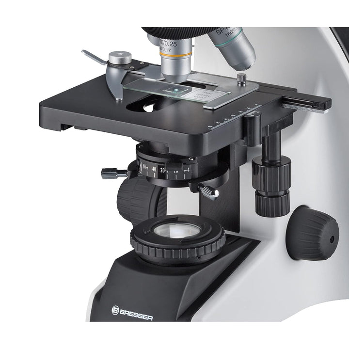 Bresser binokulares Durchlicht Mikroskop Science TFM-201 Bino 40-1000x Vergrösserung, mit Köhlersche