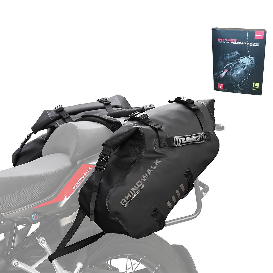 Rhinowalk Motorrad Satteltasche Hecktasche Wasserdicht Motor Seitentasche Gepäcktasche Hinterradtasc