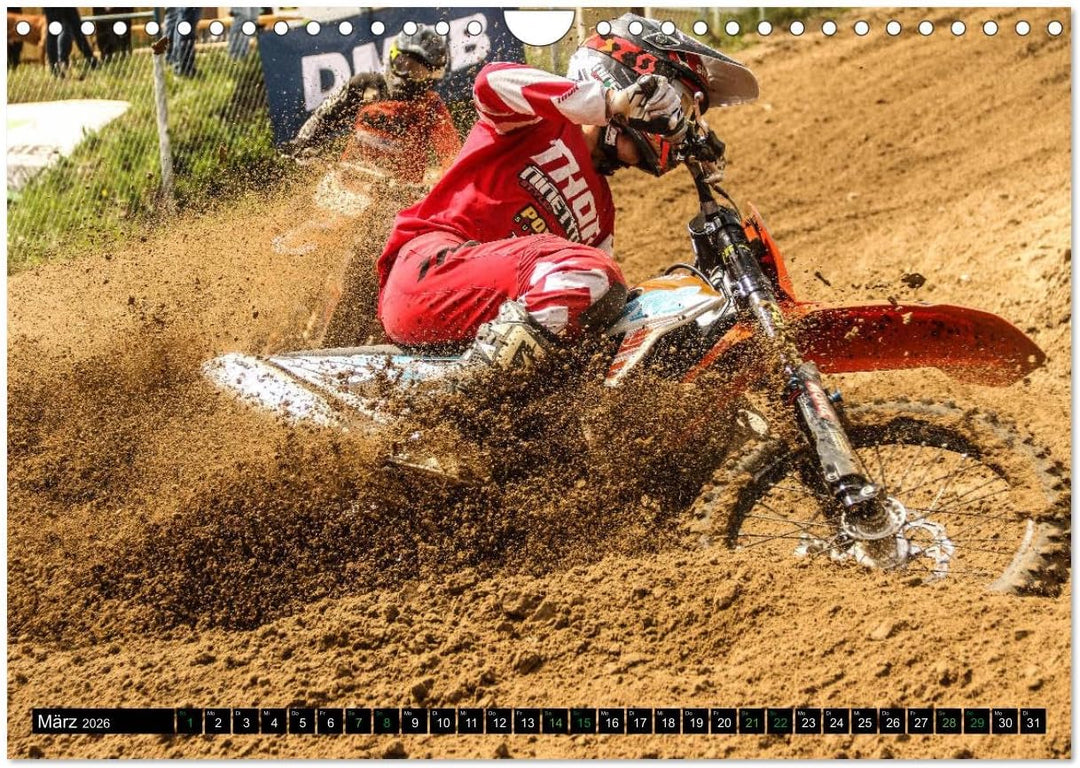 MOTOCROSS 2026 (Wandkalender 2026 DIN A4 quer), CALVENDO Monatskalender: Motocross vom Feinsten (CAL