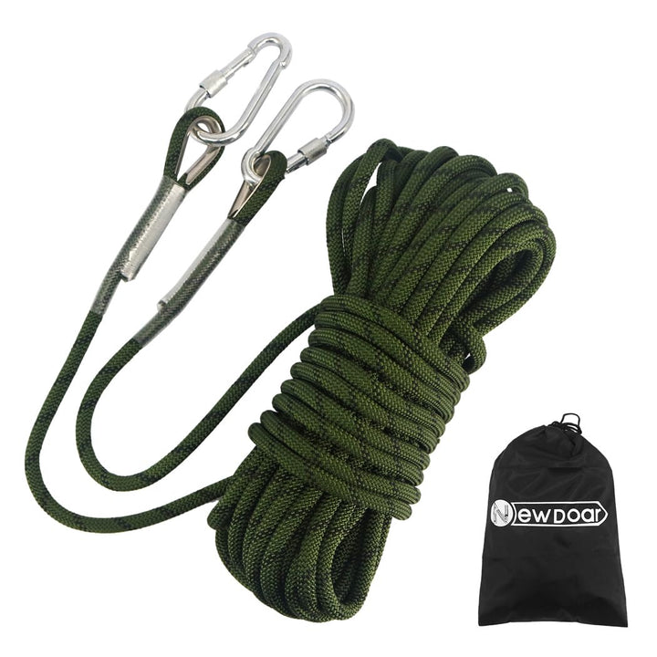 NewDoar 23KN Statisches Kletterseil 10 mm (3/8 Zoll) Zubehörkabel Ausrüstung 33 Fuss (10 m), 66 Fuss