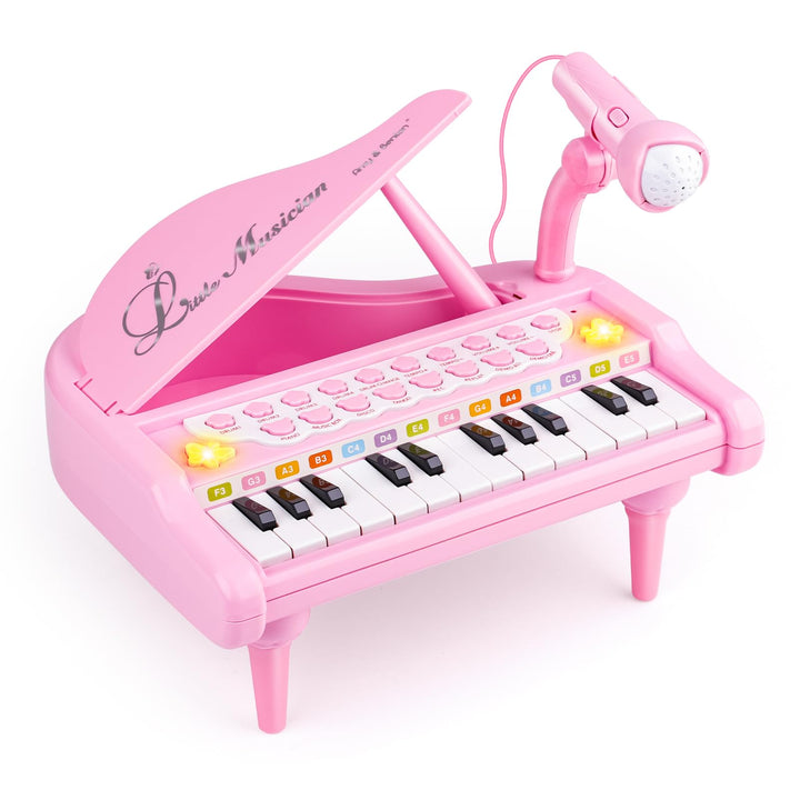 Keyboard für Kinder ab 1 2 3 - Kinderklavier ab 1 2 3 Jahre - Piano Keyboard mit Mikrofon - Musikins