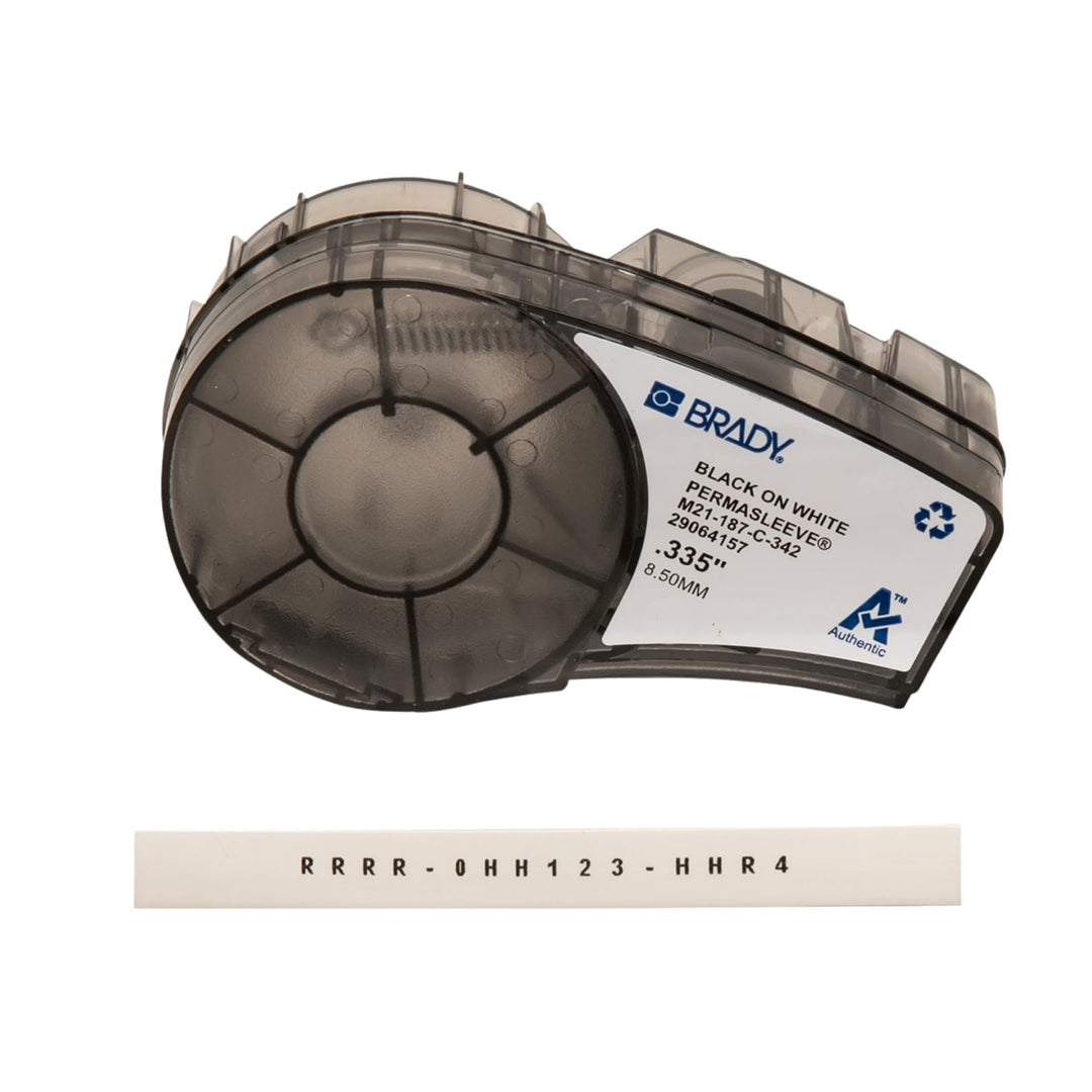 Brady (M21-187-C-342) PermaSleeve Schrumpfschläuche aus Polyolefin für BMP21-PLUS; BMP21 8.50 mm x 2