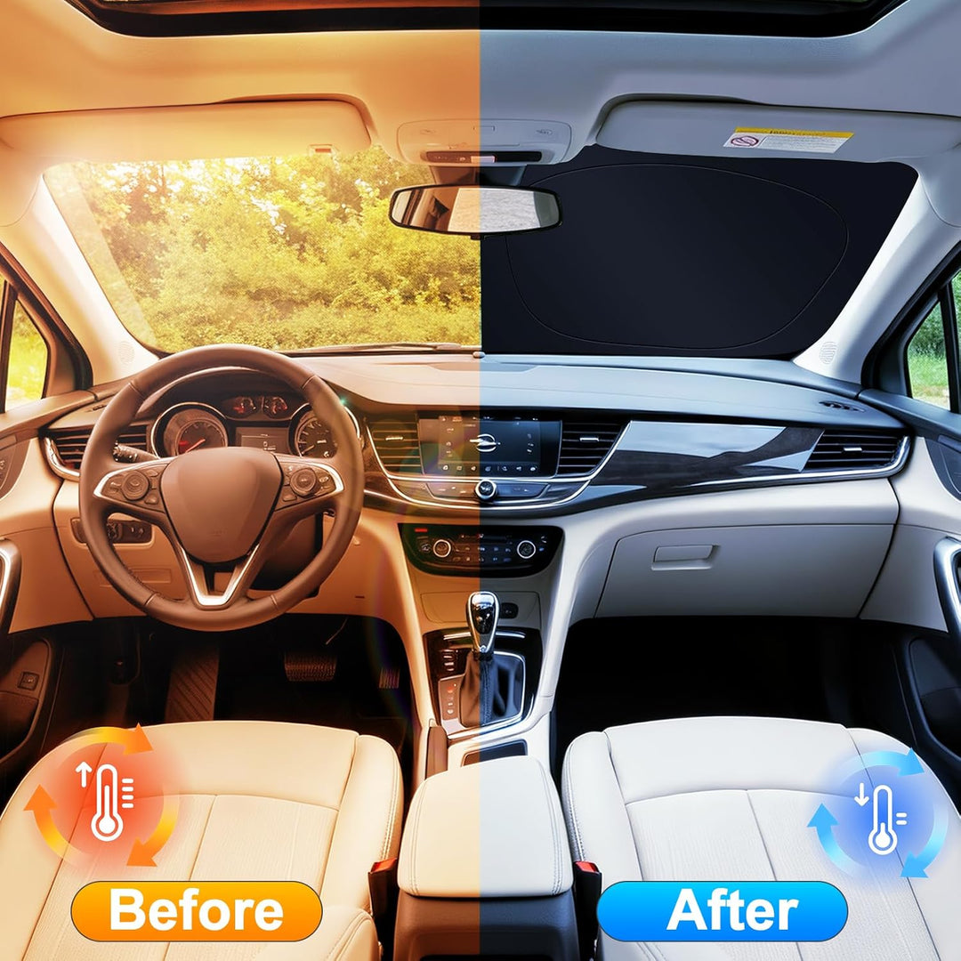 ZATOOTO Sonnenschutz Auto Frontscheibe für VW Multivan T4 T5 T6 | Windschutzscheibe Sonnenschutz, Pa