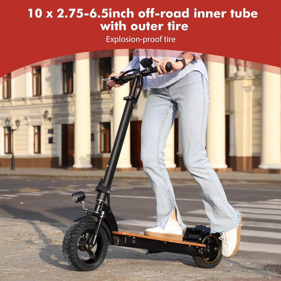 HPGAACD 10x2.75-6.5 Off-Road Vakuumreifen，10 Zoll Elektroroller Umrüstung Reifen für Speedway 5/Dual
