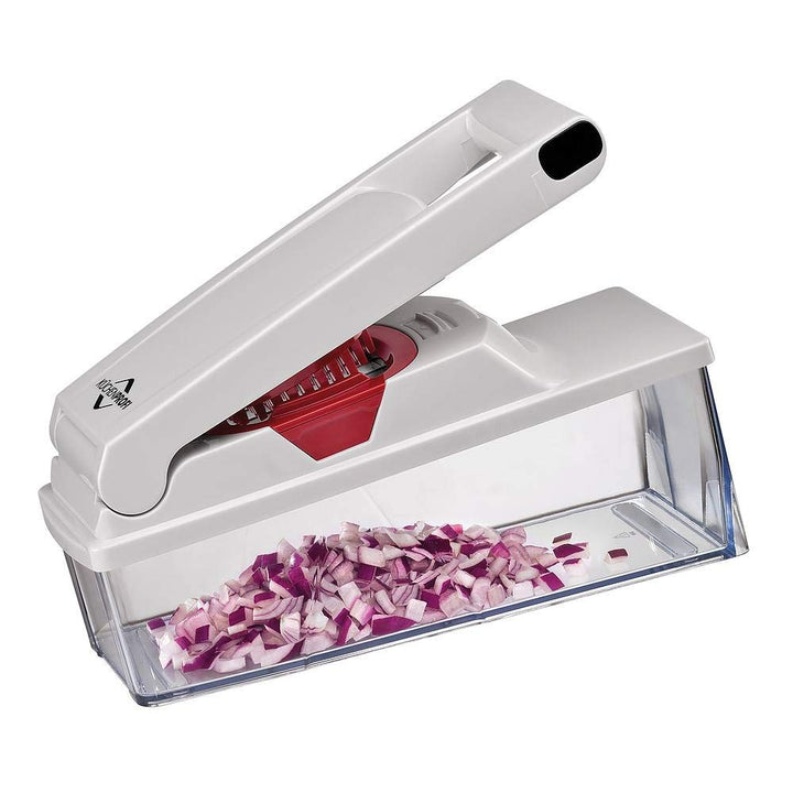 Küchenprofi KP1307082200 FIX-KP1307082200 Zwiebel-Gemüsewürfler, Kunststoff, Weiss