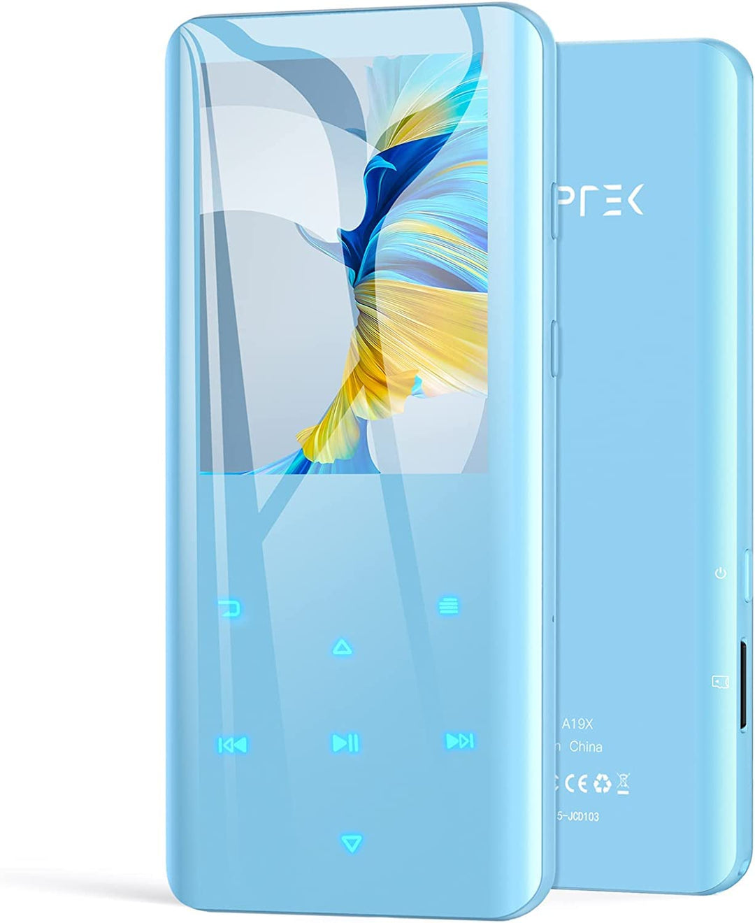 AGPTEK 32GB MP3 Player Bluetooth 5.0 mit 2,4 Zoll TFT Farbbildschirm, HiFi Musik Player mit Lautspre