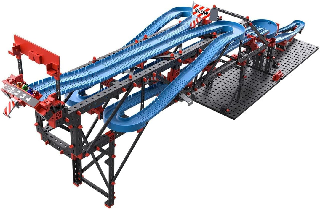 fischertechnik 564070 Kugelbahn Marble Competition – Bausatz für Kinder ab 8 Jahren, Lernspielzeug f