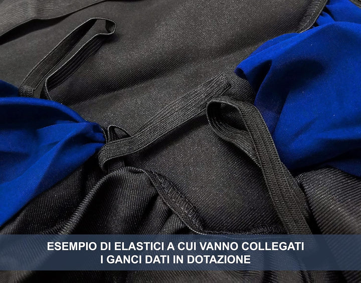 Lupex Shop Autositzbezüge kompatibel mit Zoe zweifarbig schwarz - dunkelgrau