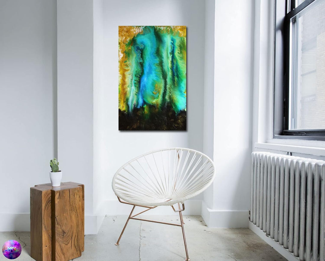 Gemälde Abstrakte Malerei Original - moderne hochglanz Wandbilder XXL - Resin Art Kunst Bild Harz Un