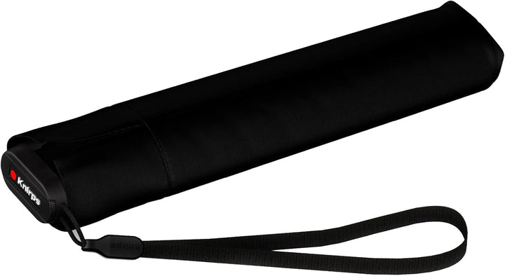 Knirps Taschenschirm US.050 Ultra Light Slim Manual im Etui - Black Black mit Etui, Black mit Etui