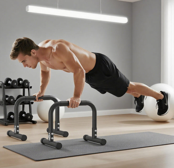 RELIFE REBUILD YOUR LIFE Dip Station Dip Bar Barren Parallettes Push Up Dip-Ständer Einstellbar Eins