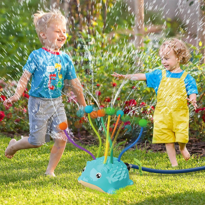 2-in-1-Wassersprinkler-Spielzeug für Erwachsene, Bewässerungsspielzeug für den Garten im Freien mit