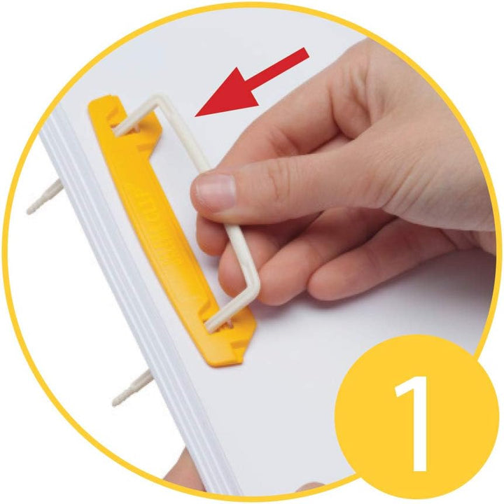 JalemaClip-Plus, Jalema 5712525, Archivbinder für bündelung von Dokumenten mit Aufhängeleiste für Ri